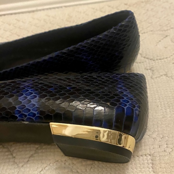 •SOLD• NWOT Aldo Snakeskin Pointed-toe Leather Flats - Picture 5 of 8